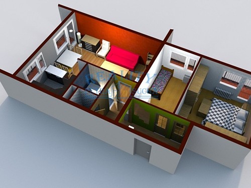 Prodaný byt 3+1 65 m²