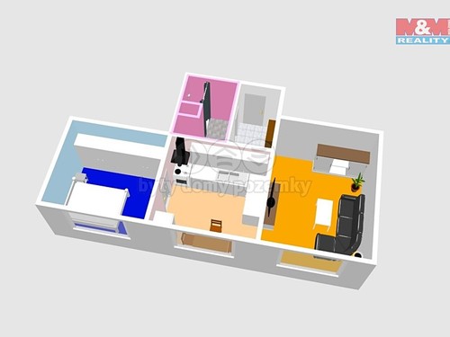 Prodaný byt 2+1 48 m²