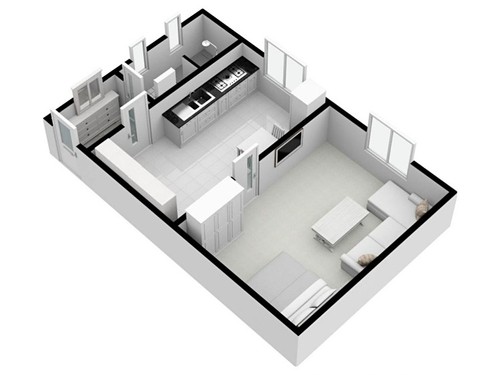 Prodaný byt 1+1 41 m²