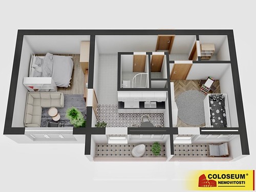 Prodaný byt 2+1 64 m²