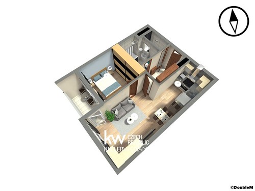 Prodaný byt 2+kk 53 m²