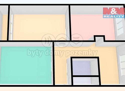 Prodaný byt 3+1 71 m²