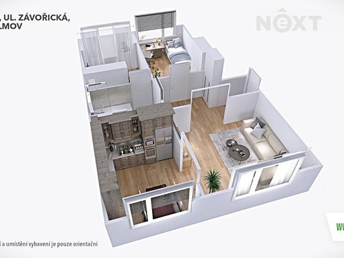 Prodaný byt 3+1 61 m²