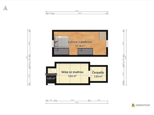 Prodaná chata 50 m², pozemek 406 m²