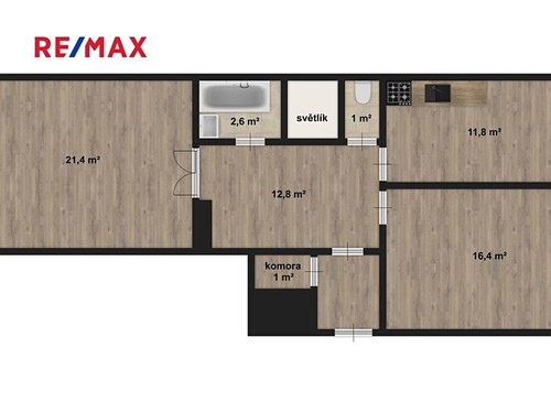 Prodaný byt 2+1 67 m²
