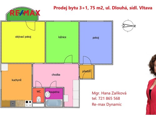 Prodaný byt 3+1 69 m²