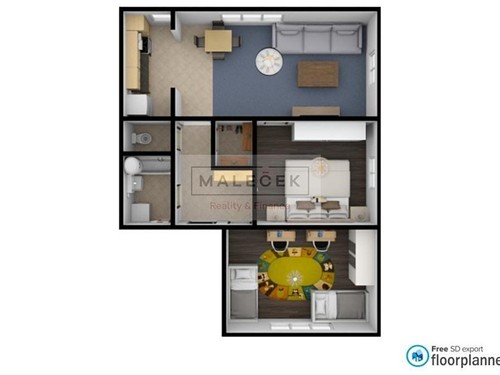 Prodaný byt 3+1 63 m²