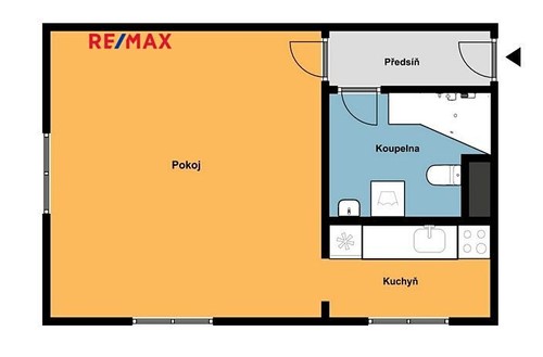 Prodaný byt 1+kk 40 m²