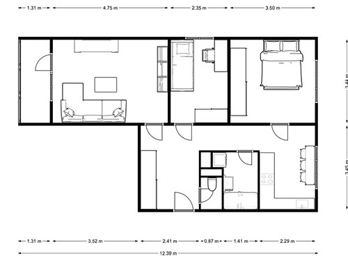 Prodaný byt 3+1 61 m²