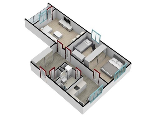 Prodaný byt 3+1 61 m²