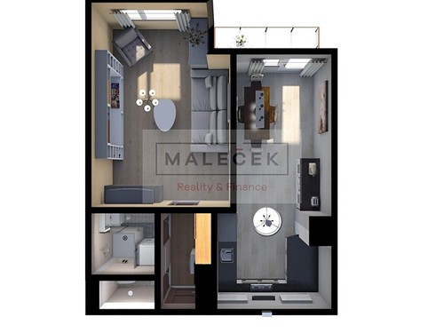 Prodaný byt 2+kk 30 m²
