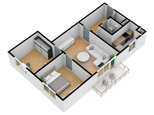 Prodaný byt 3+1 64 m²