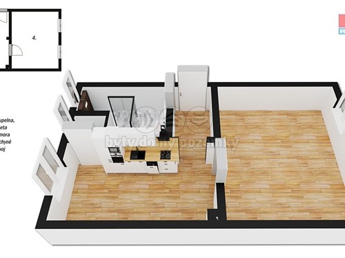 Prodaný byt 1+1 41 m²