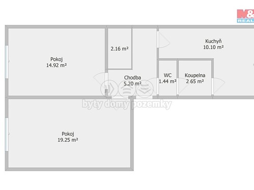 Prodaný byt 2+1 60 m²