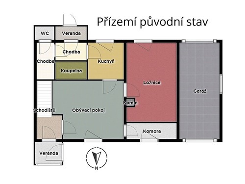 Prodaný dům 90 m², pozemek 745 m²