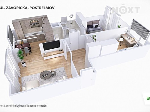 Prodaný byt 3+1 61 m²
