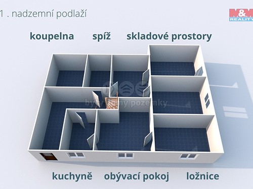 Prodaný dům 80 m², pozemek 402 m²