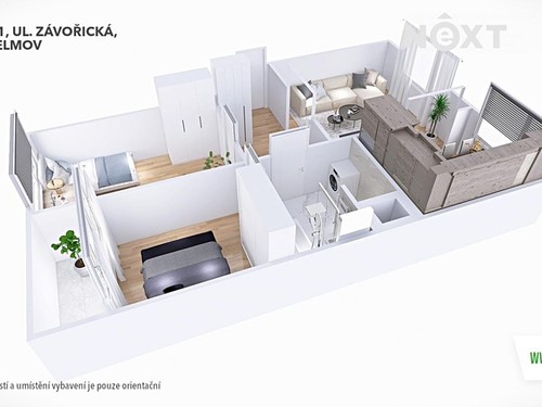 Prodaný byt 3+1 61 m²