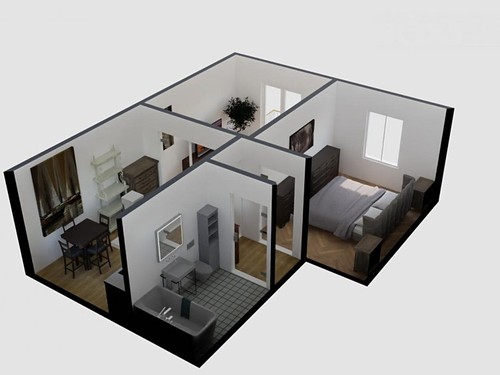 Prodaný byt 2+1 54 m²