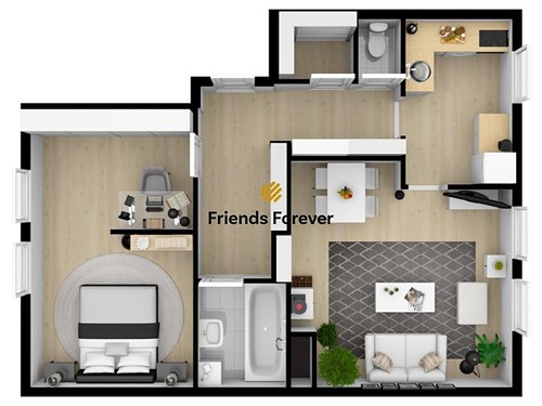 Prodaný byt 2+1 57 m²