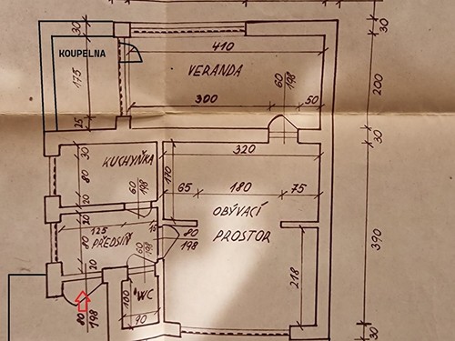 Prodaná chata 27 m², pozemek 1112 m²