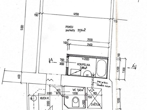 Prodaný byt 1+kk 27 m²