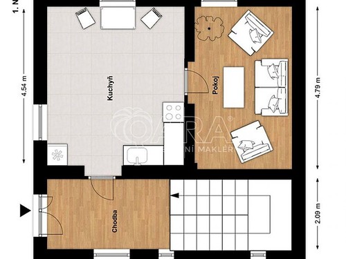 Prodaná chalupa 92 m², pozemek 2700 m²