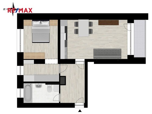 Prodaný byt 2+kk 51 m²