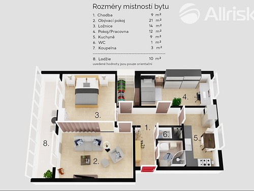 Prodaný byt 3+1 92 m²