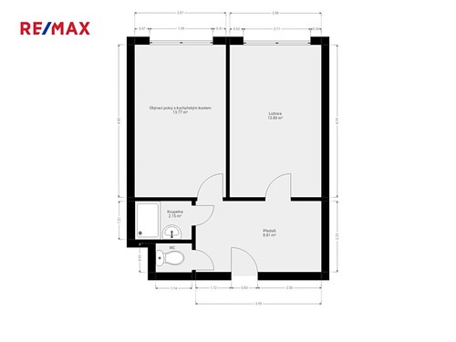 Prodaný byt 2+kk 40 m²