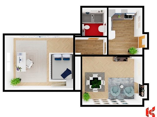 Prodaný byt 2+1 55 m²