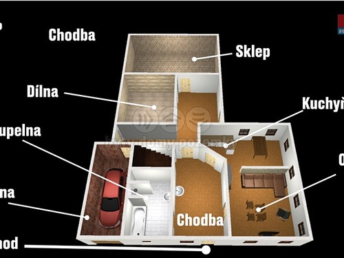 Prodaná chalupa 380 m², pozemek 2116 m²
