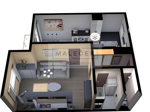 Prodaný byt 2+kk 30 m²