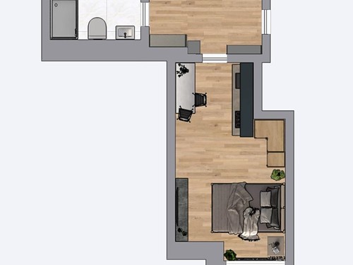 Prodaný byt 1+kk 24 m²