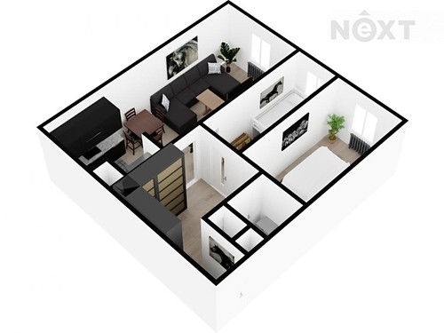 Prodaný byt 3+kk 66 m²