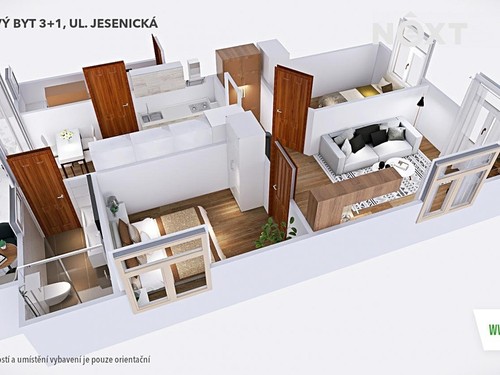 Prodaný byt 3+1 74 m²