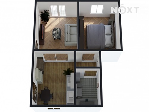 Prodaný byt 2+1 54 m²