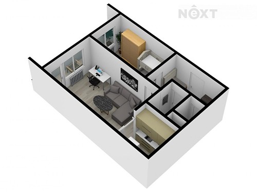 Prodaný byt 2+kk 42 m²