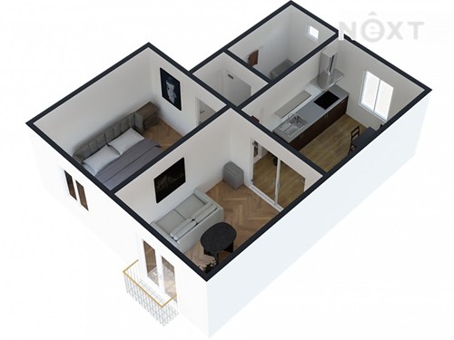 Prodaný byt 2+1 54 m²