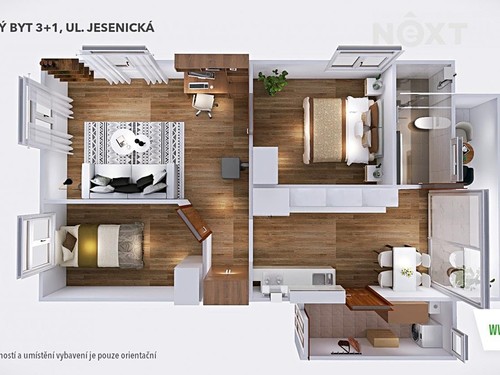 Prodaný byt 3+1 74 m²