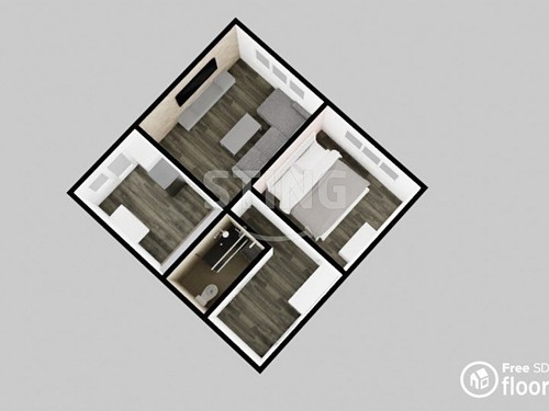 Prodaný byt 2+1 48 m²