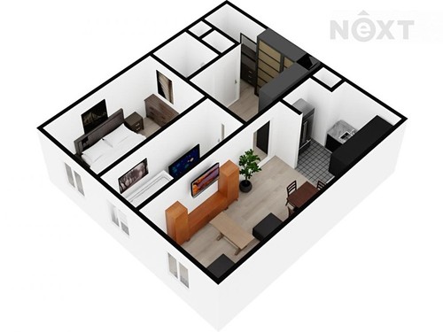Prodaný byt 3+kk 66 m²