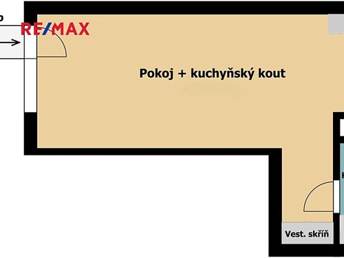 Prodaný byt 1+kk 34 m²