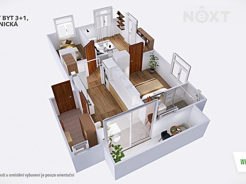 Prodaný byt 3+1 74 m²