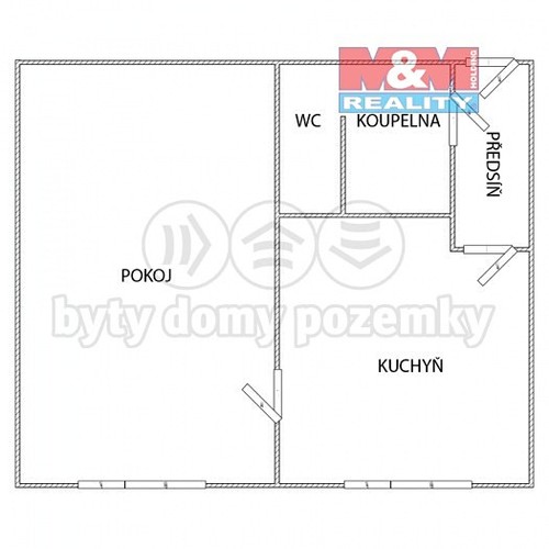Prodaný byt 1+1 38 m²