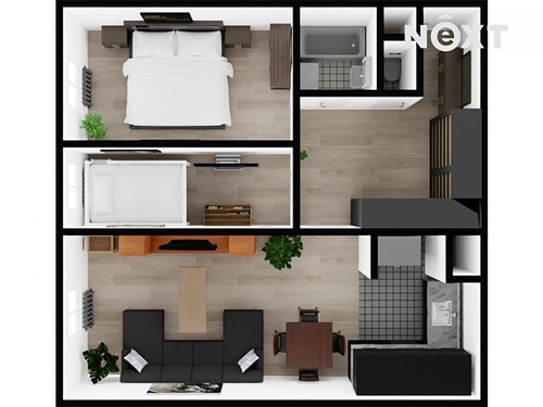 Prodaný byt 3+kk 66 m²