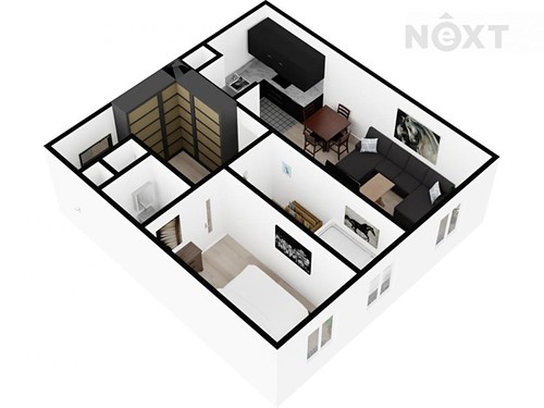 Prodaný byt 3+kk 66 m²