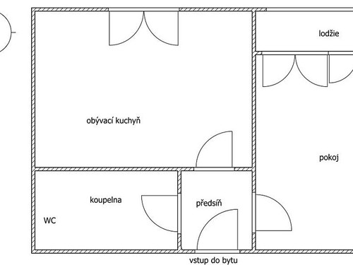 Prodaný byt 2+kk 43 m²