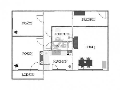Prodaný byt 3+1 78 m²
