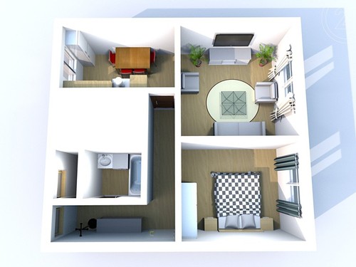 Prodaný byt 2+1 64 m²